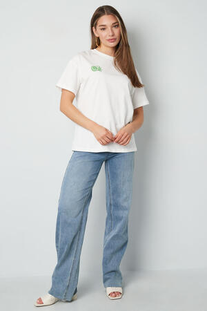 Knitted Women's T-shirt Casual Botanical h5 Picture5