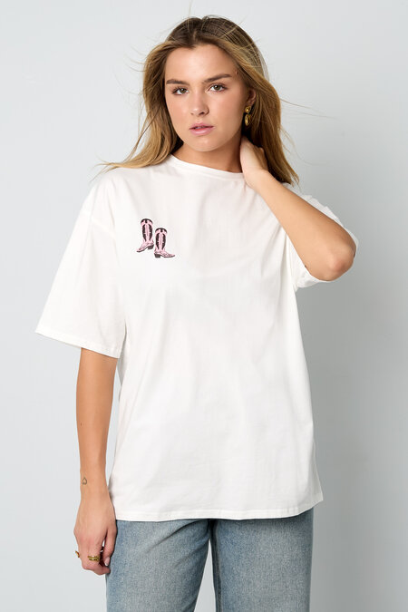 Cotton Knitted T-shirt Femme Casual Cartoon