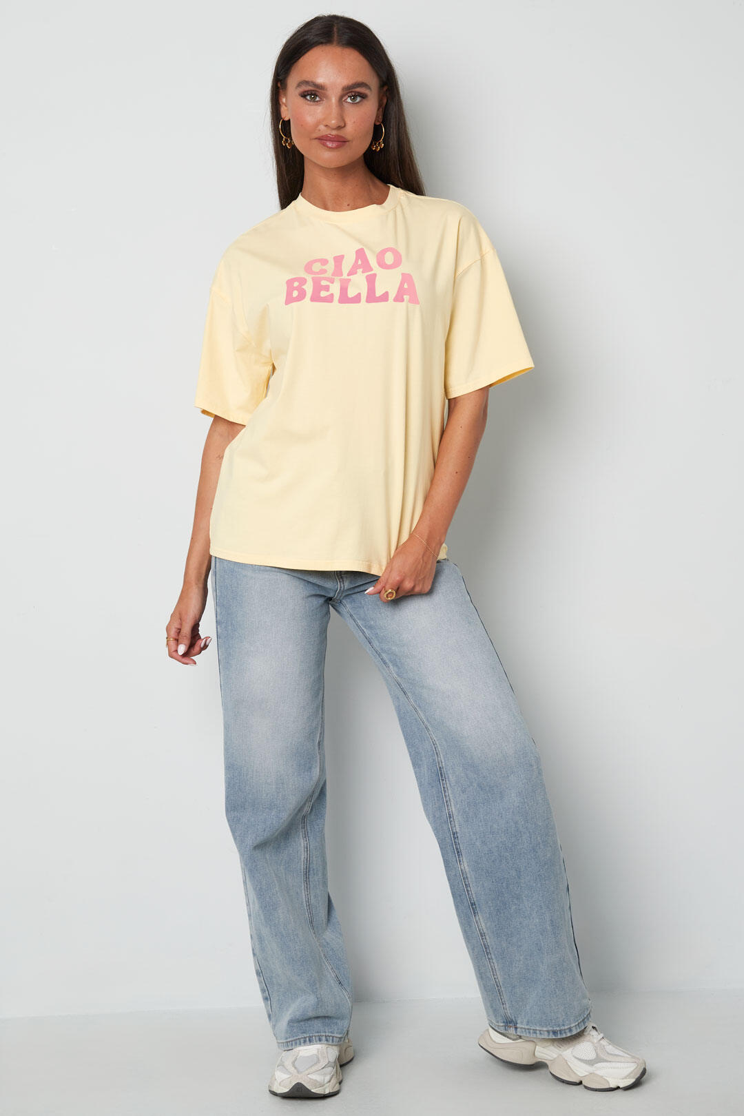 Cotton Women's T-shirt Casual Letters h5 Picture5