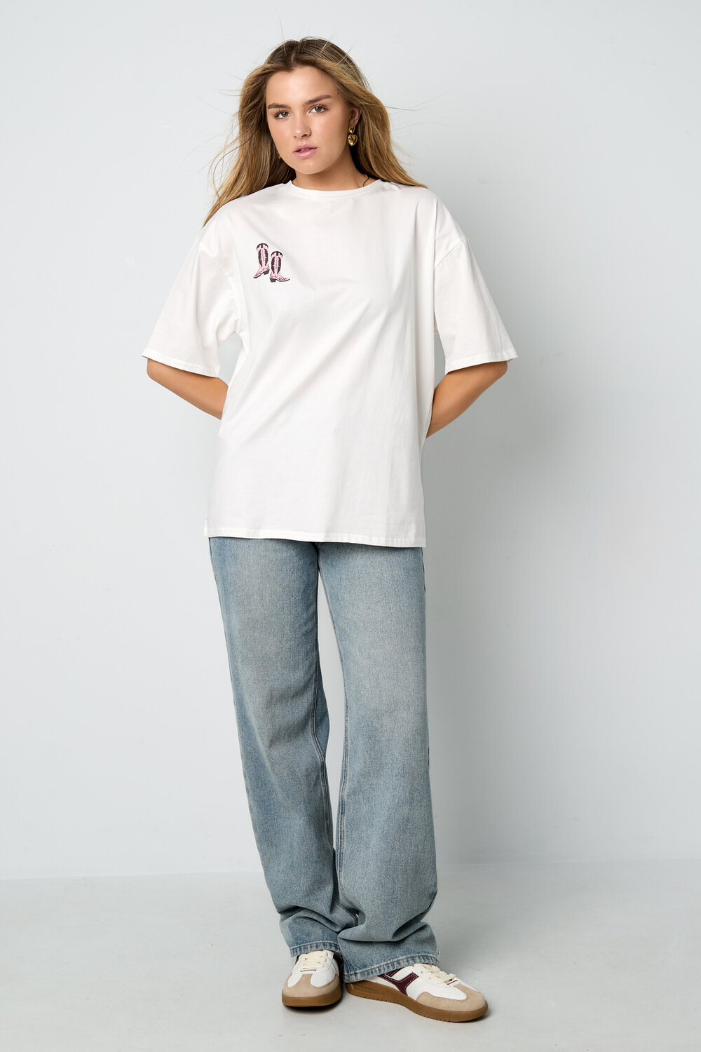 Cotton Knitted Women's T-shirt Casual Cartoon h5Picture11