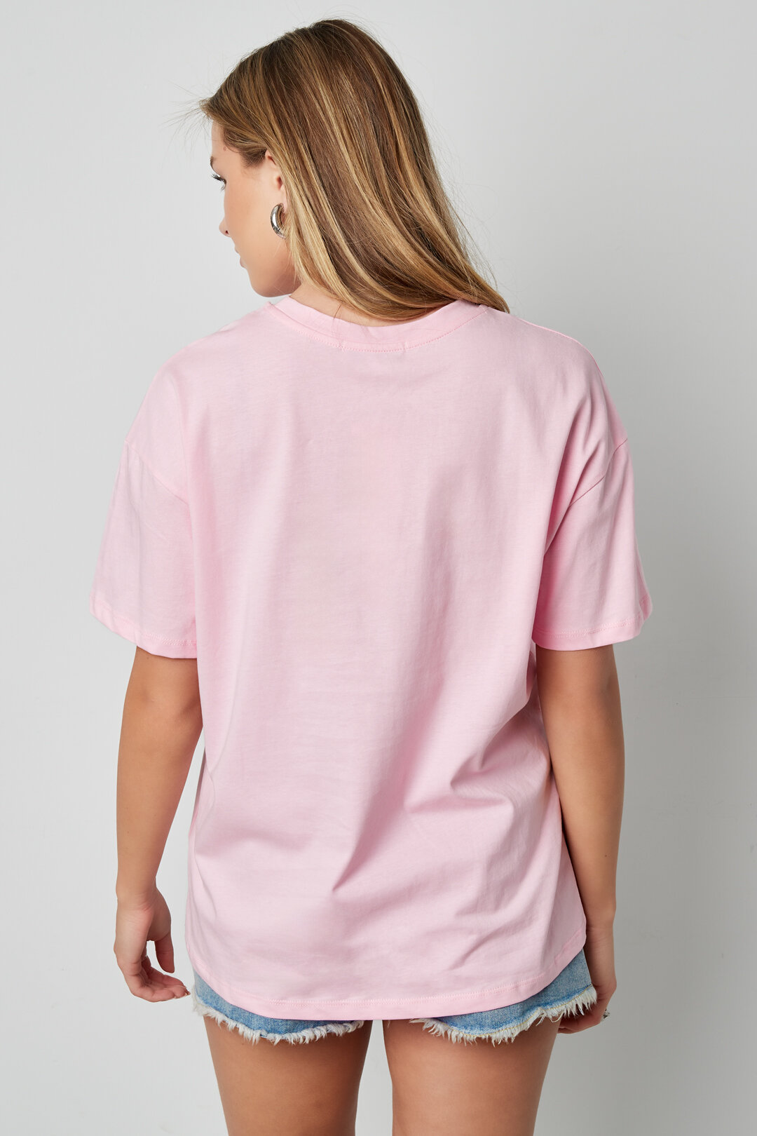 Cotton Women's T-shirt Casual Letters h5 Picture11