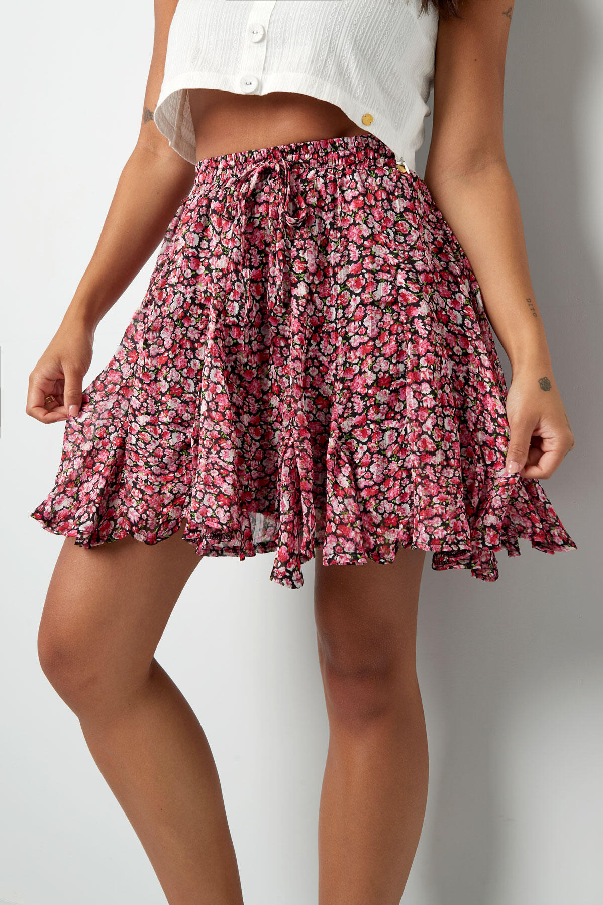 Skirt flowers with smock Picture3