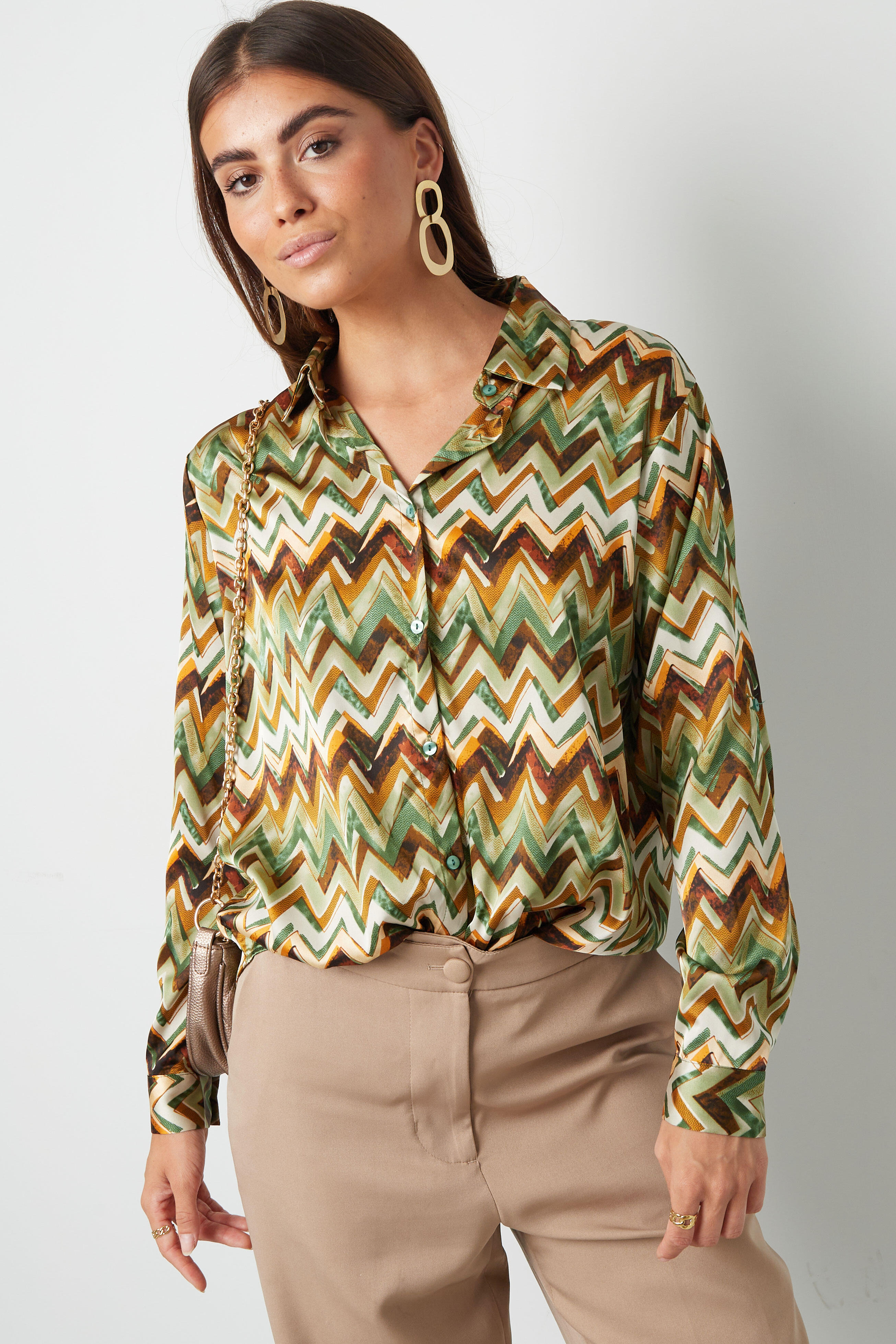 Bluse mit Zickzackmuster Bild2