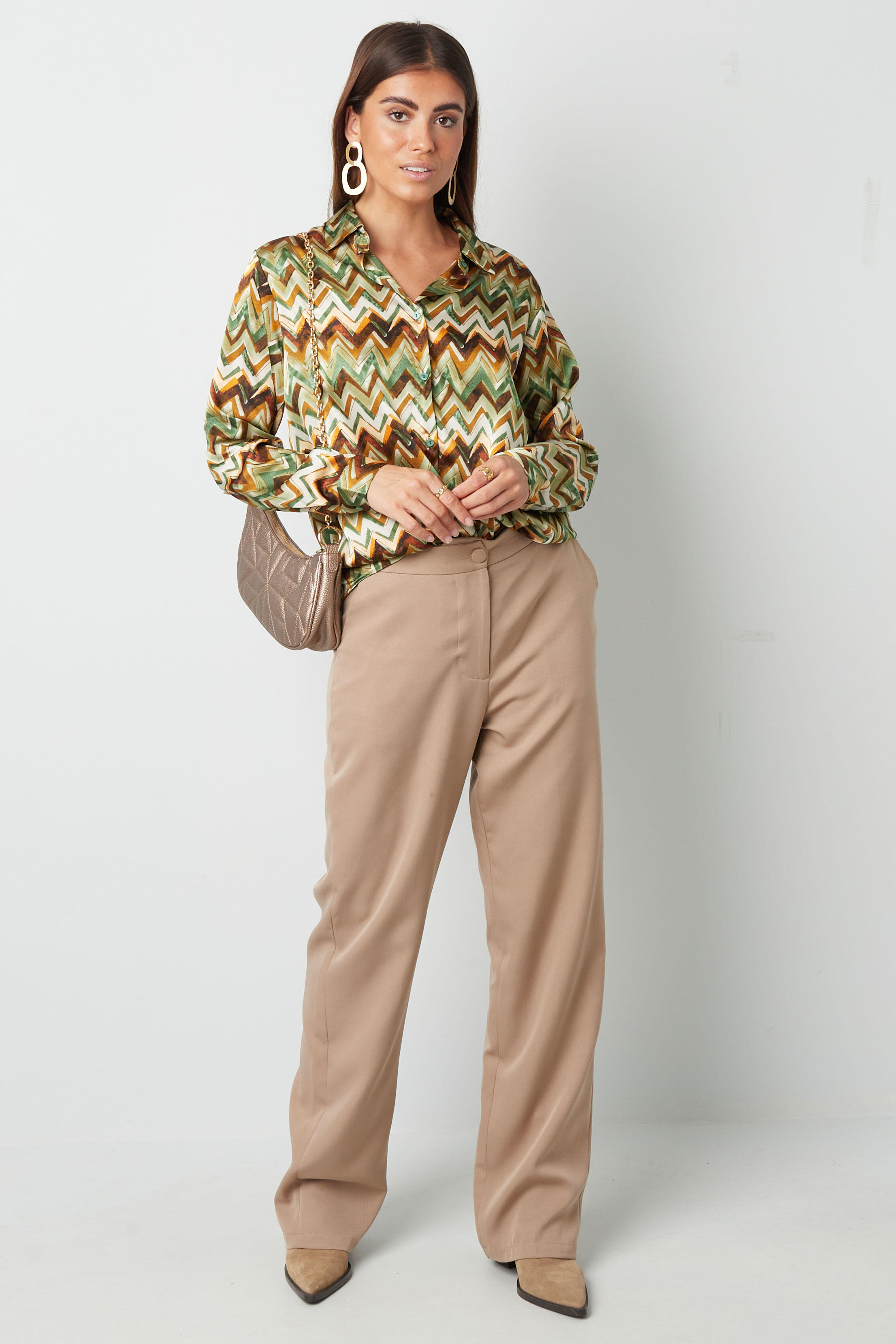 Bluse mit Zickzackmuster Bild4
