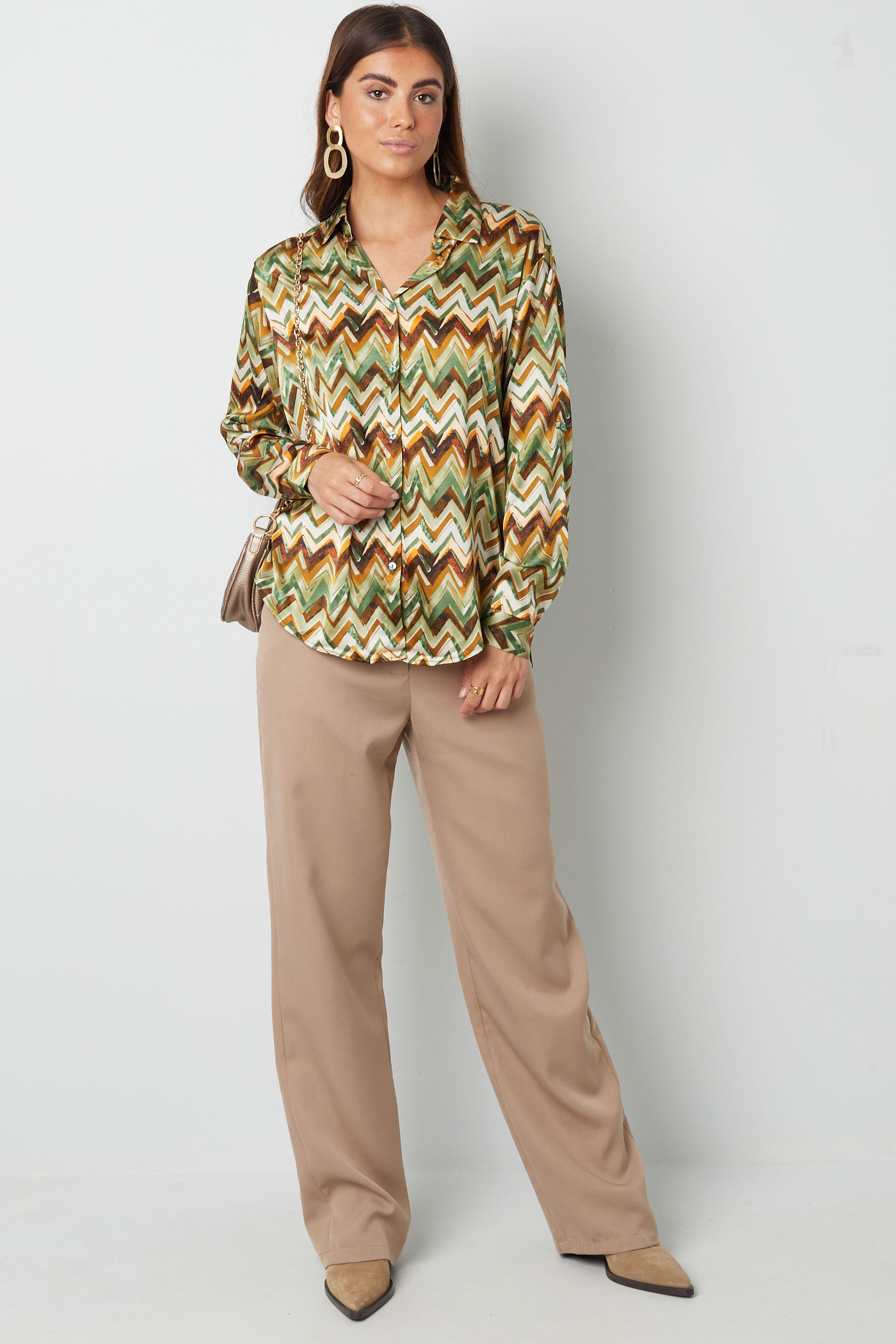 Bluse mit Zickzackmuster h5 Bild6