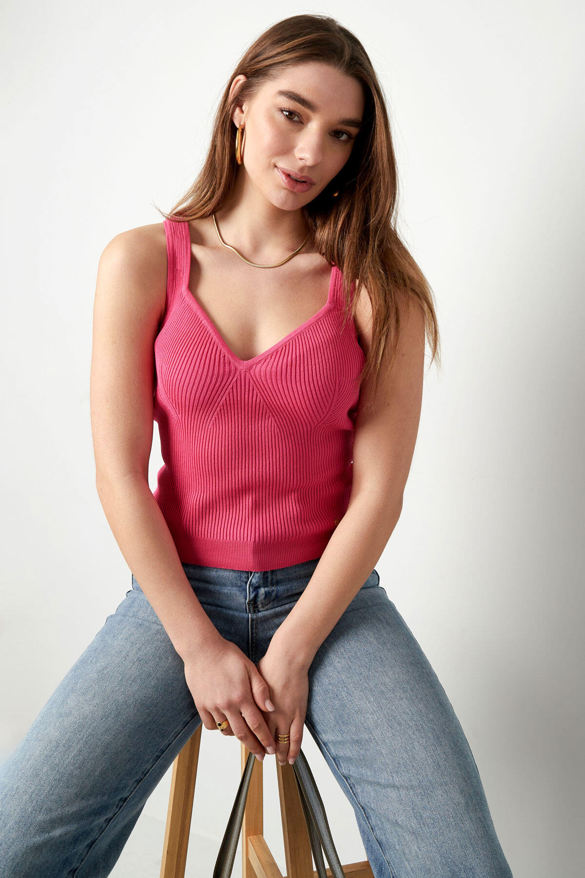 Top basic in maglia h5 Immagine2
