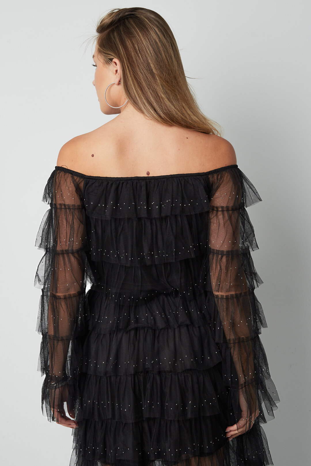 Woven Polyester Women's Long Sleeve Top Spring/Summer Solid Color h5 Picture9