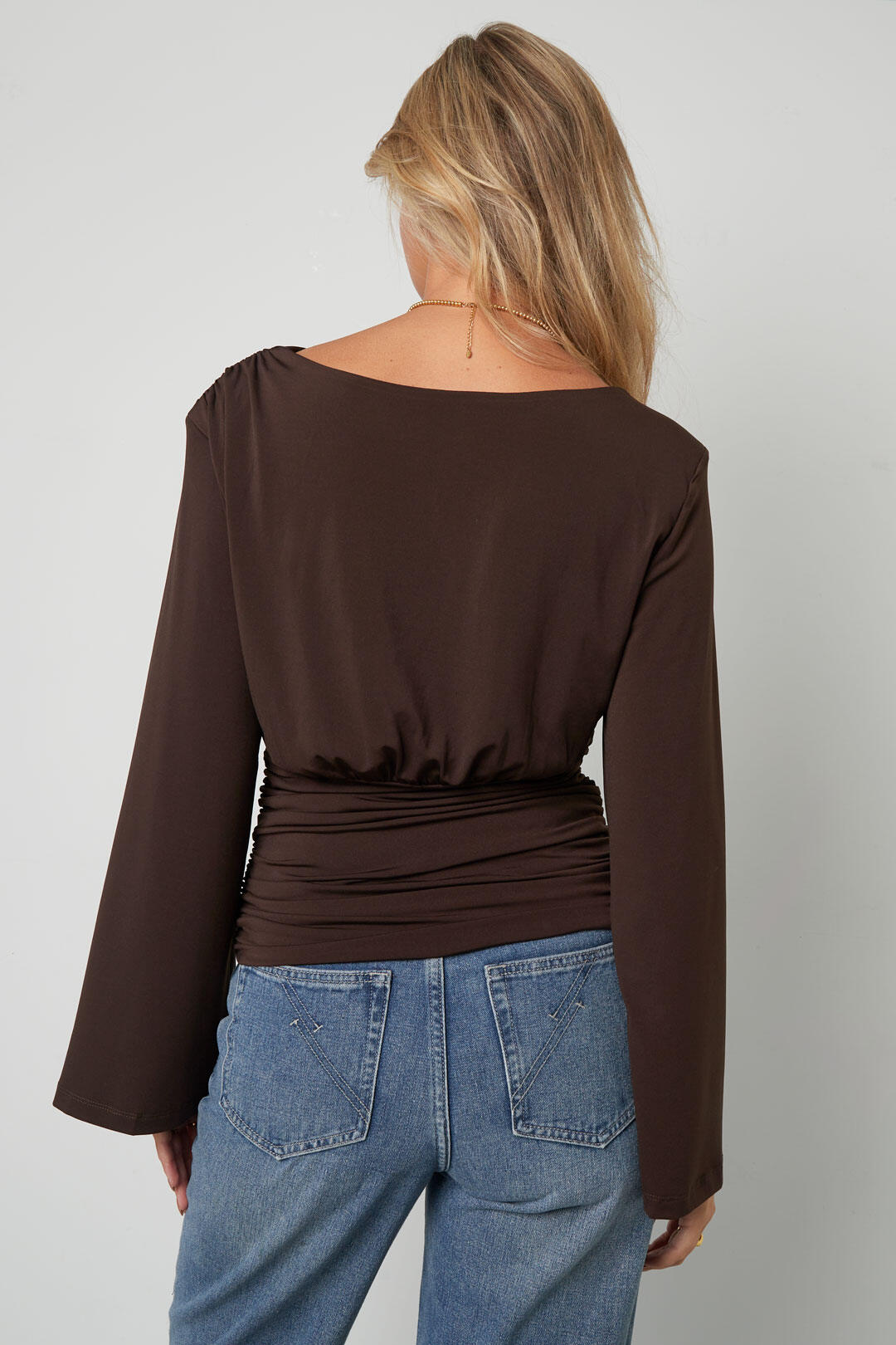 Gewebte Polyesterfasern Damen Langarmshirt Elegantes Einfarbiges Herbst/Winter Bild9