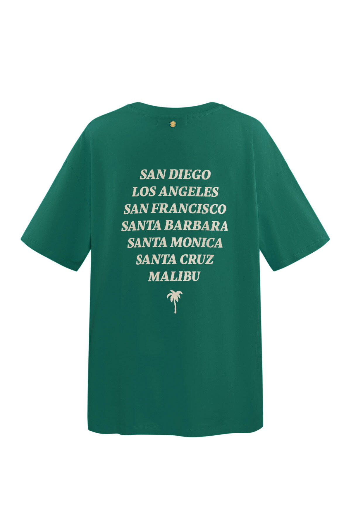 Cotton Women's T-shirt California Cities Print h5 Picture9