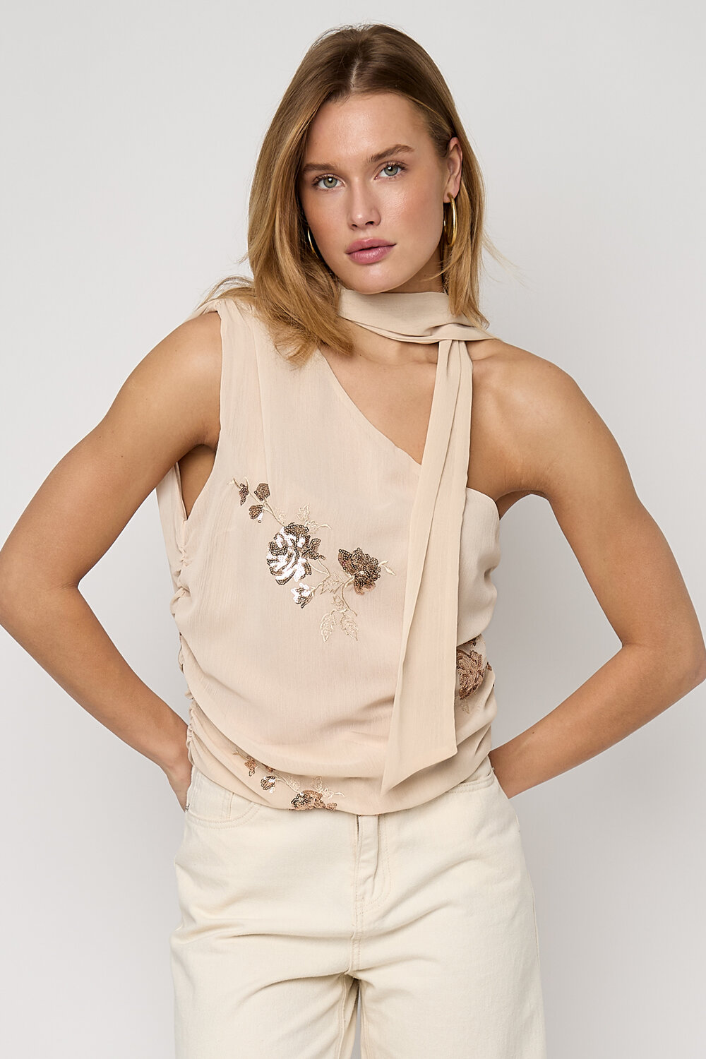 Summer Scarf Top Embroidery h5Picture8