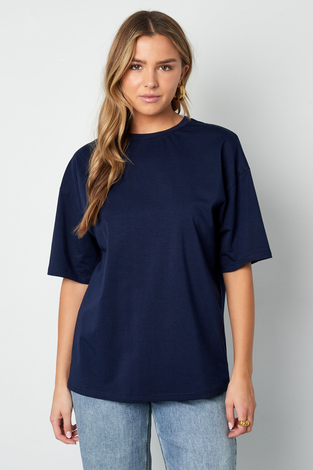 Cotton Women's T-shirt Casual Letters h5Picture5