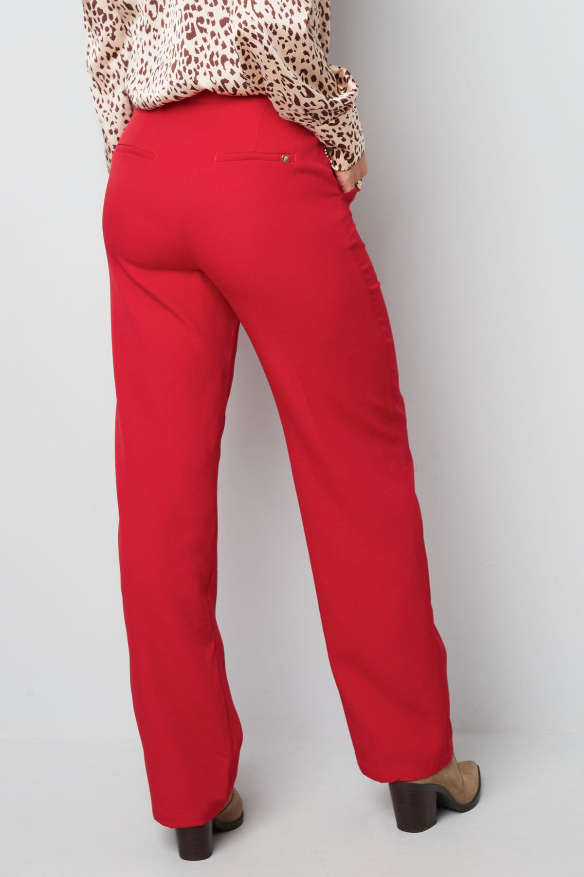 Pantalón básico liso Salmón S Imagen10