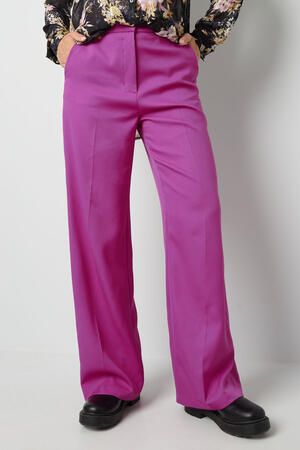 Pantalon met plooi h5 Afbeelding2