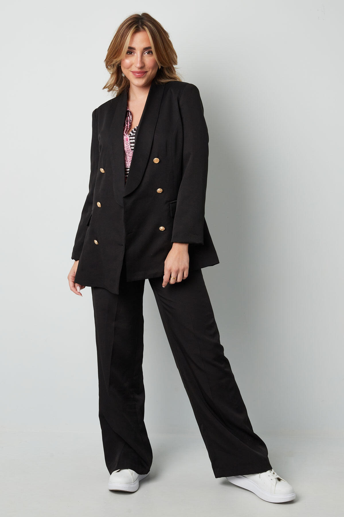 Pantalon met plooi h5Afbeelding10