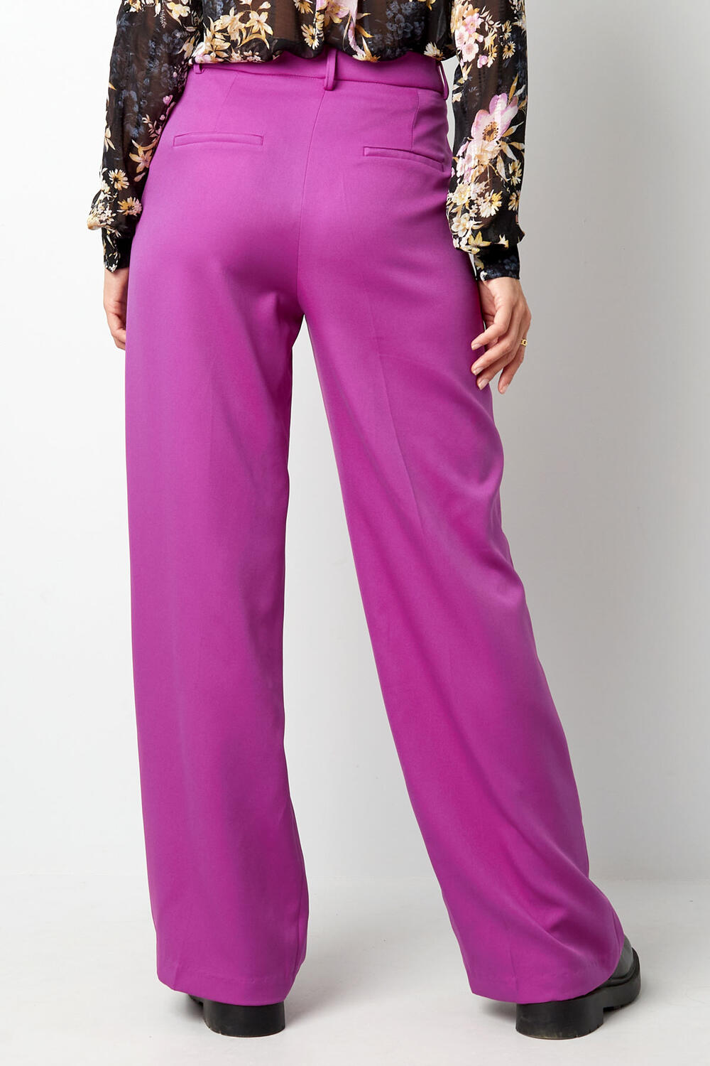 Pantalon met plooi h5Afbeelding12