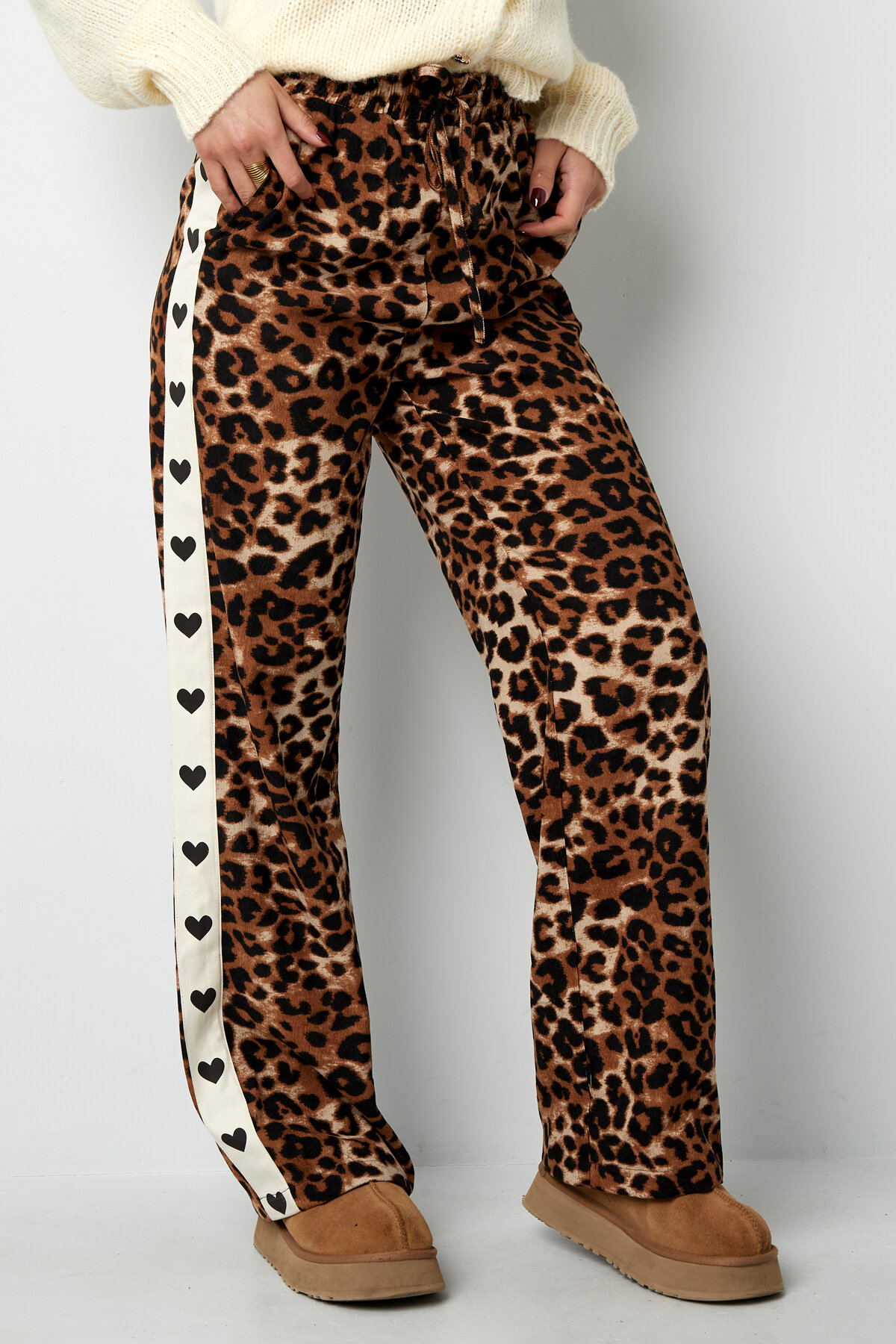 Pantalon léopard pour la vie - marron Image2