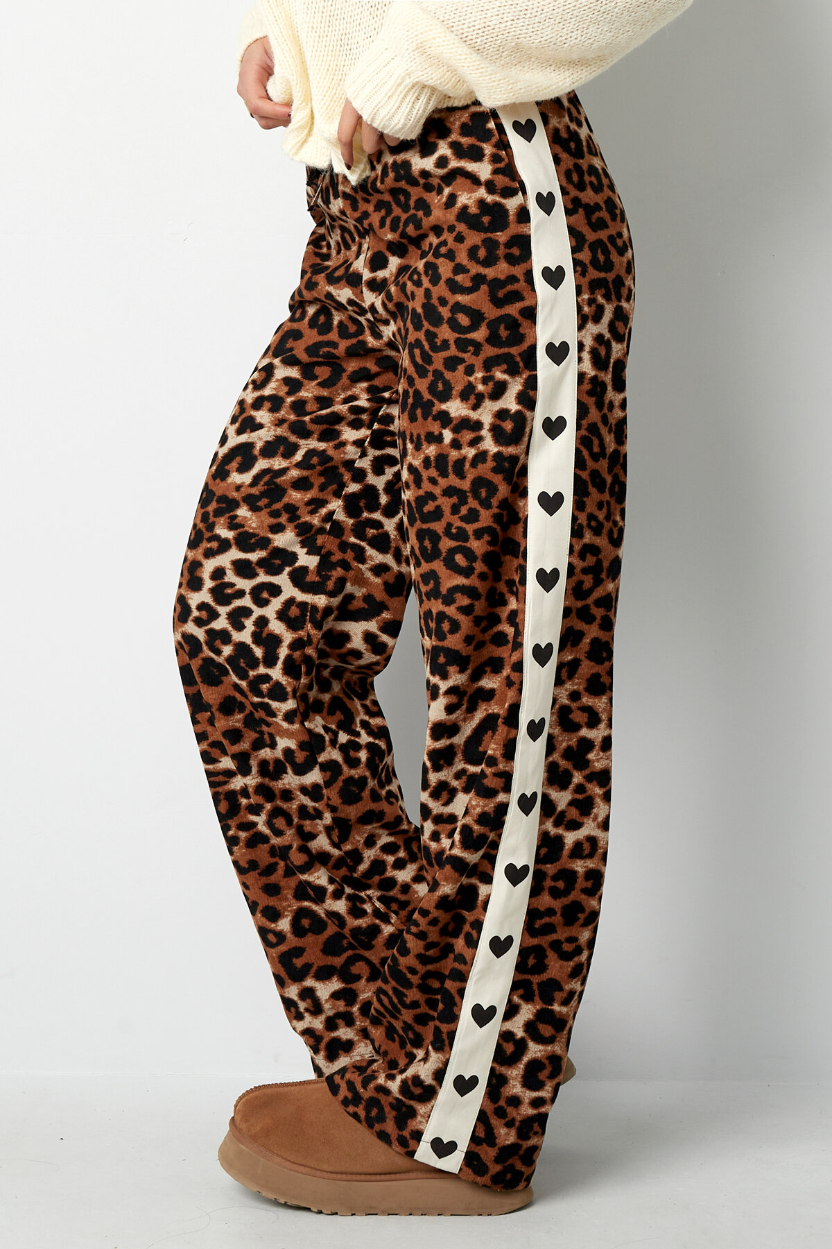 Pantalon léopard pour la vie - marron Image4