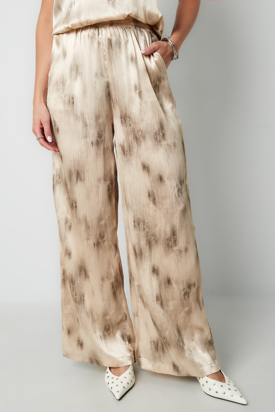 Gewebte Casual Damen Weite Hosen Tie-dye Frühling/Sommer