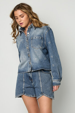 Strass Denim Short h5 Picture6