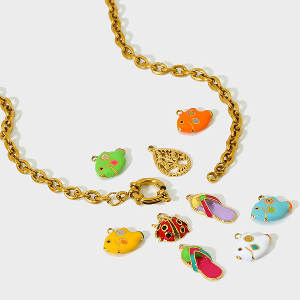 Colorful Oil Drop DIY Pendant