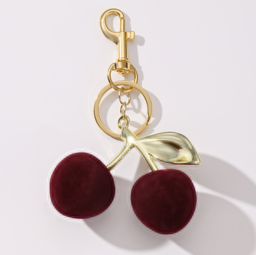 1 Wine Red Cherry Keychain Picture4