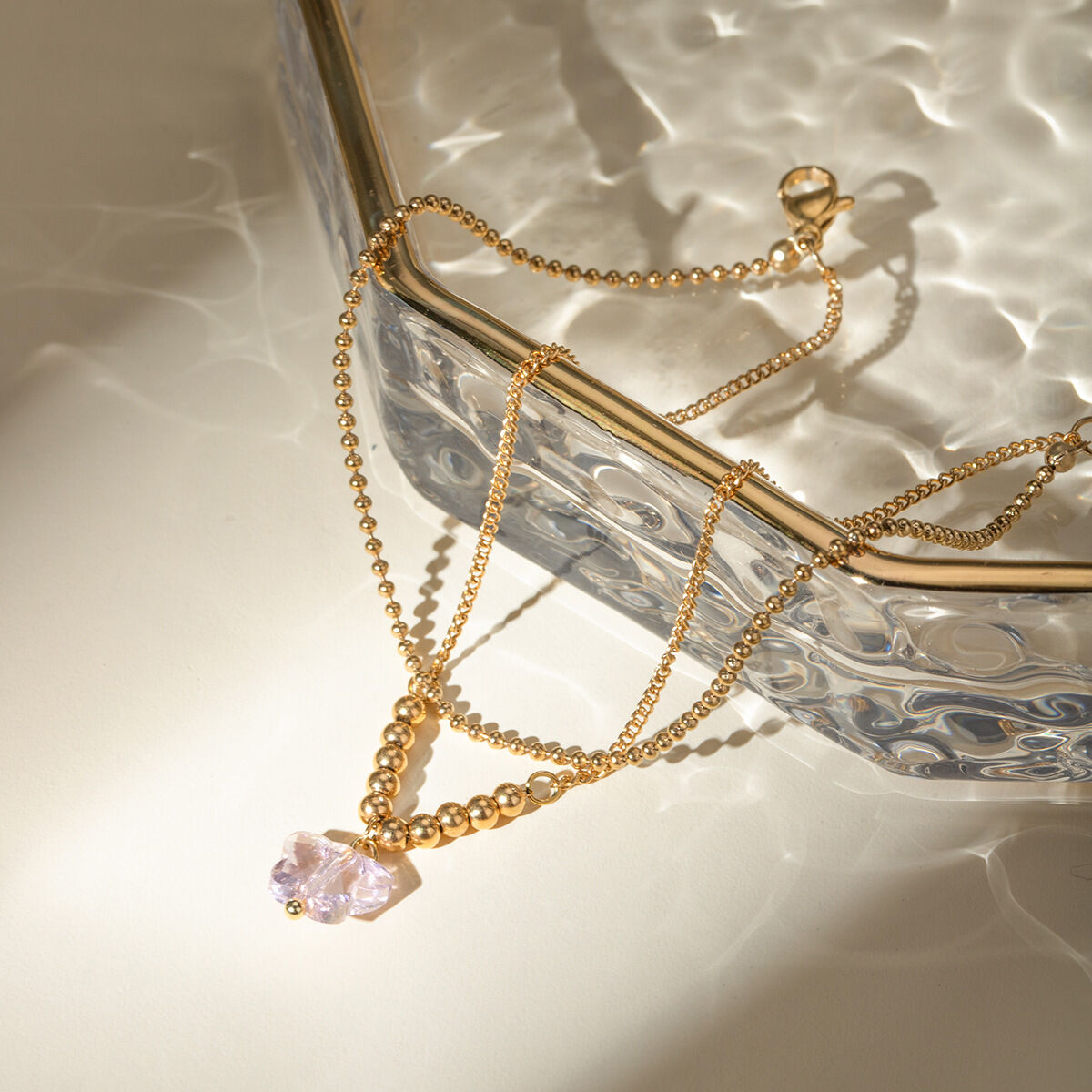 europäische und amerikanische grenzüberschreitende -stil mode temperament 16 karat gold edelstahl farbe öltropfen schmetterling fußkettchen schmuck  h5 Bild5