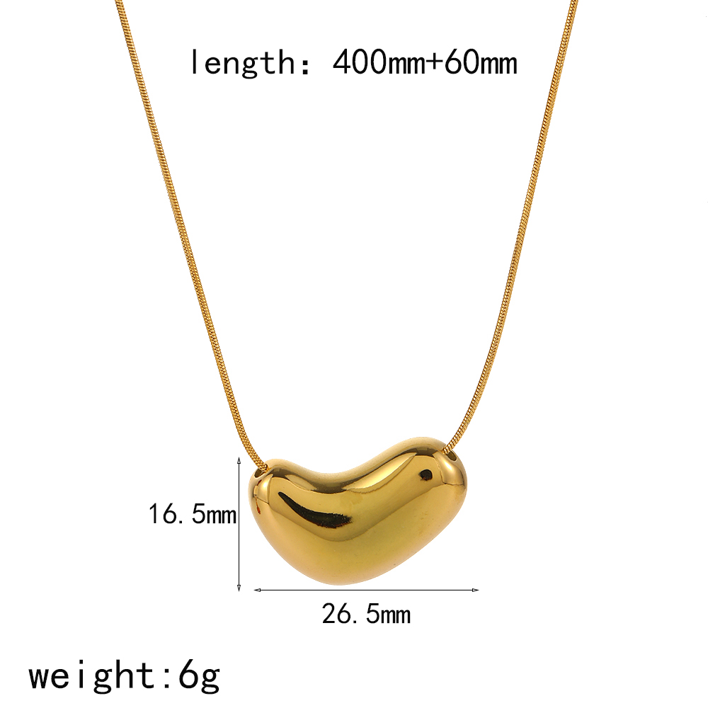 1 piece simple series daily geometric  gold plated chain necklaces h5 Picture7