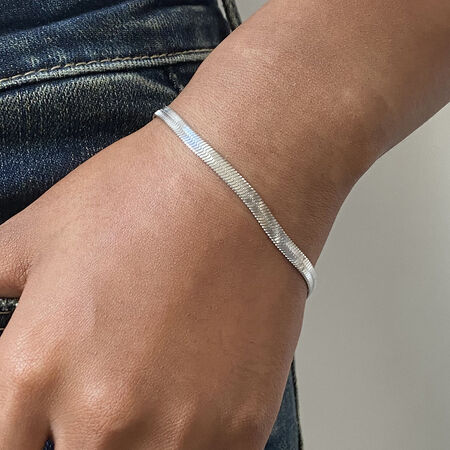 1 Piece Simple Series Daily Geometric Stainless Steel Waterproof Women Chain Bracelets 2