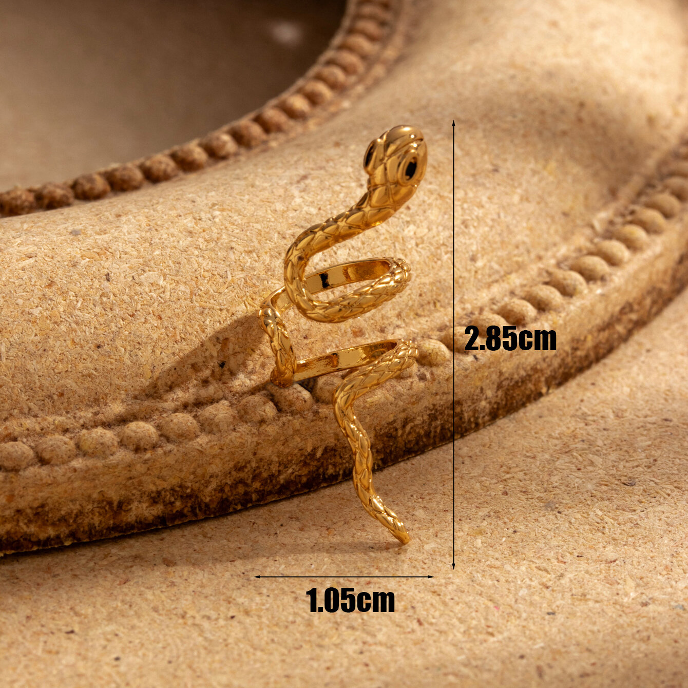 1 Piece Simple Series Classic Animal Titanium Steel No Plating Material Zircon Women Piercing Earrings h5 Picture5