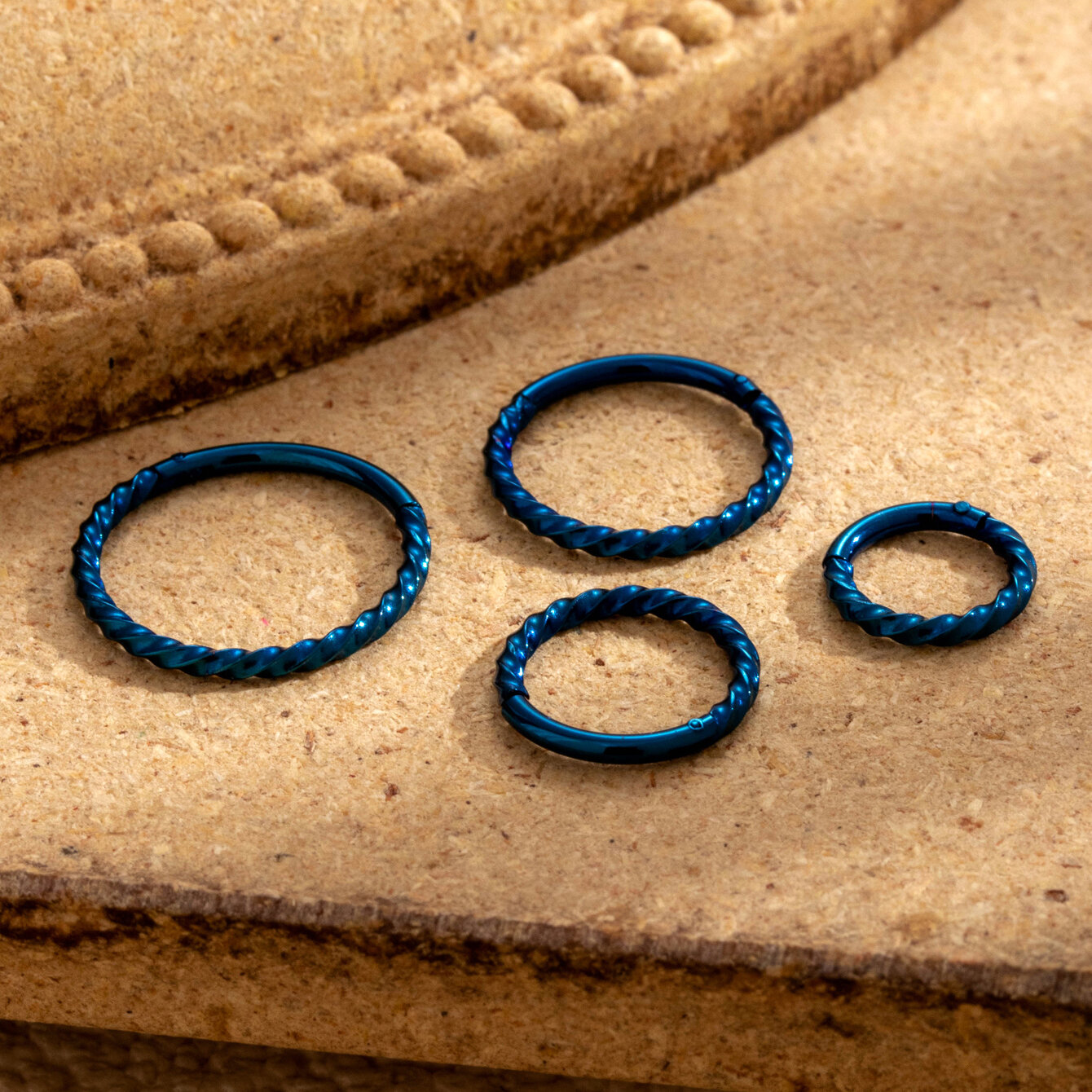 1 Piece Simple Series Simple Geometric Titanium Steel No Plating Material Women Hoop Earrings 2