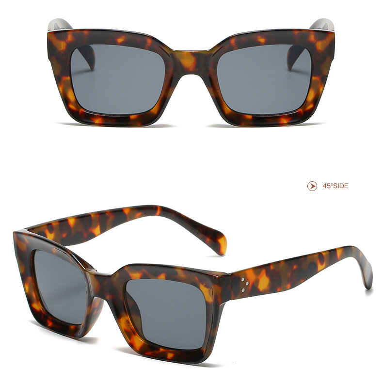 1 pair of simple - style daily color - block women's sunglasses Picture5