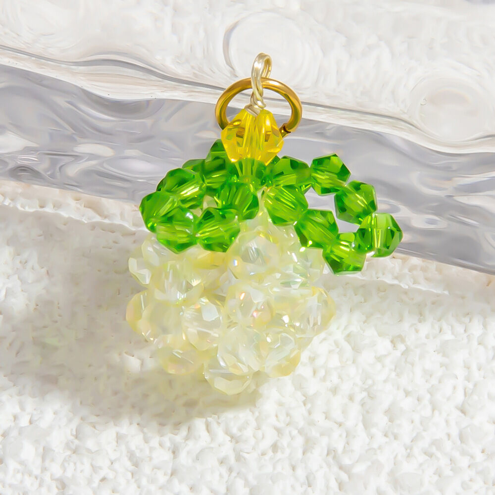 1 par de colgantes de cristal con diseño de plantas dulces de la serie romántica para mujer h5 Imagen7