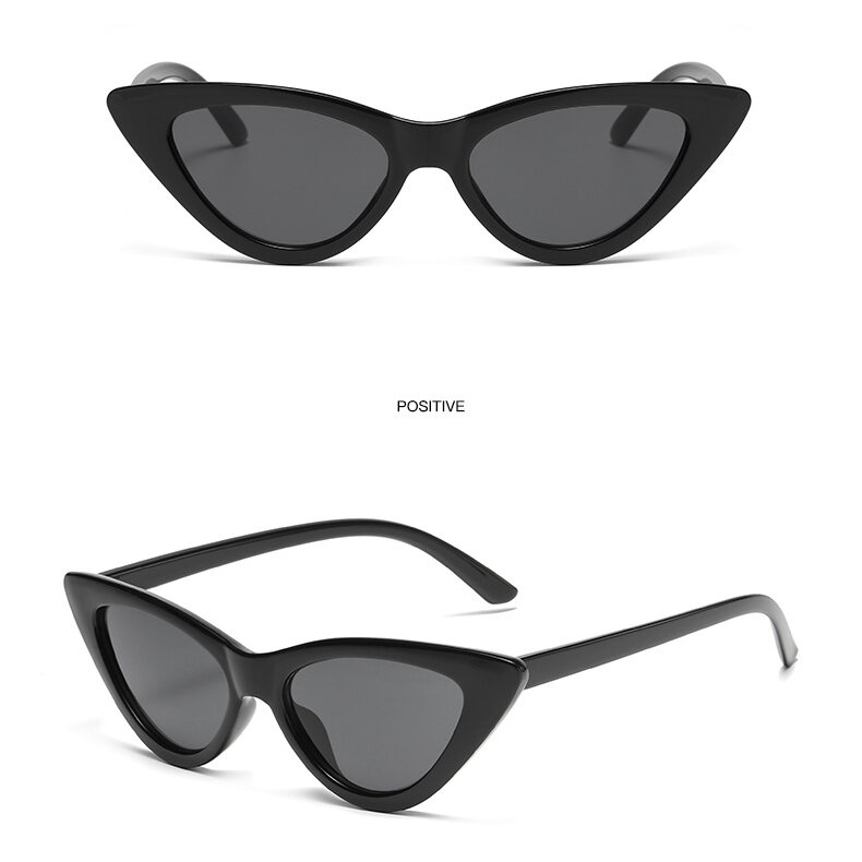 pair of stylish leopard - print color - blocking women's sunglasses h5 Picture5