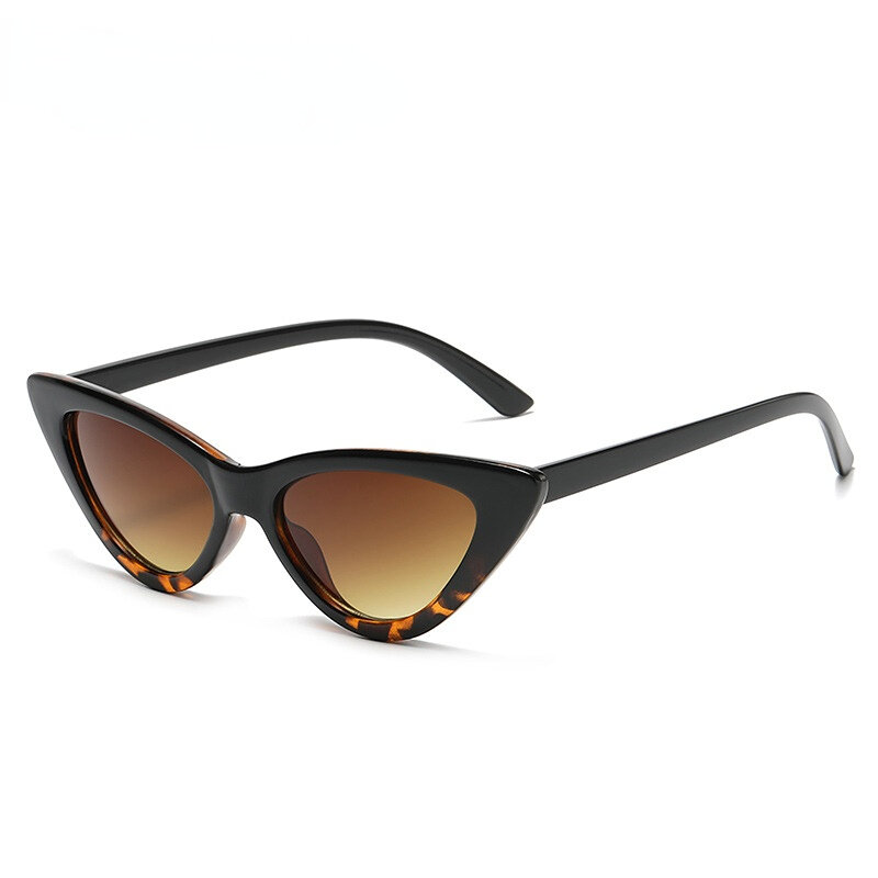pair of stylish leopard - print color - blocking women's sunglasses Picture2