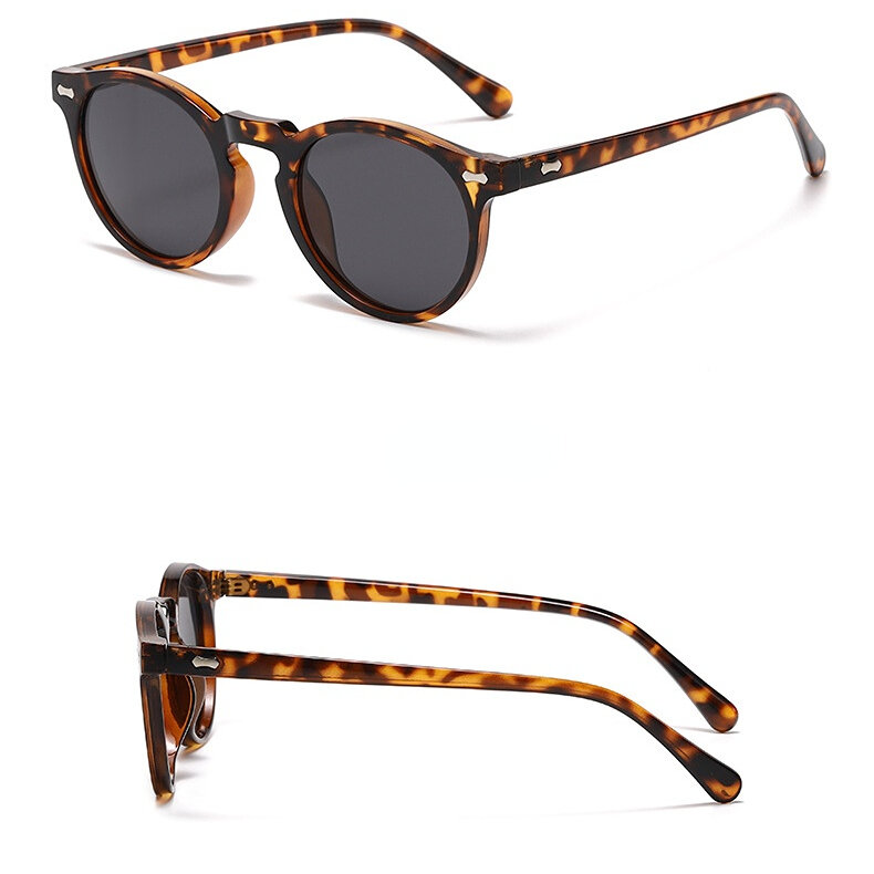 1 Pair of women's casual retro - style fashionable sunglasses Picture3