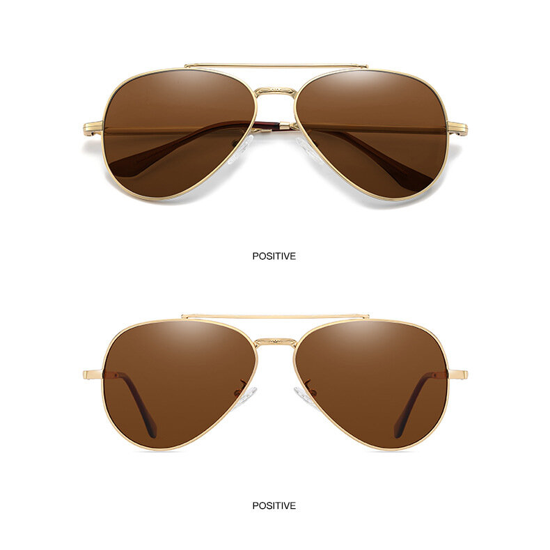 1 paire de lunettes de soleil simples en alliage de couleur unie pour femmes Image6
