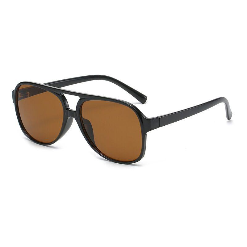 1 Pair Simple Series Daily Solid Color Plastic Women Sunglasses h5 Picture5