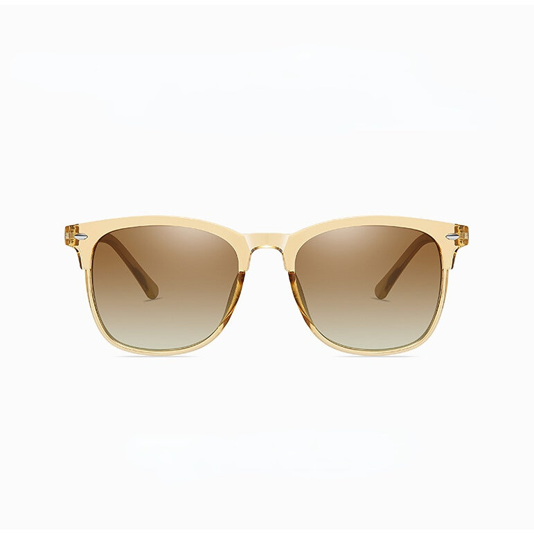 1 Pair Fashionable Series Daily Solid Color Rectangular Resin Women's Polarized Sunglasses Picture4