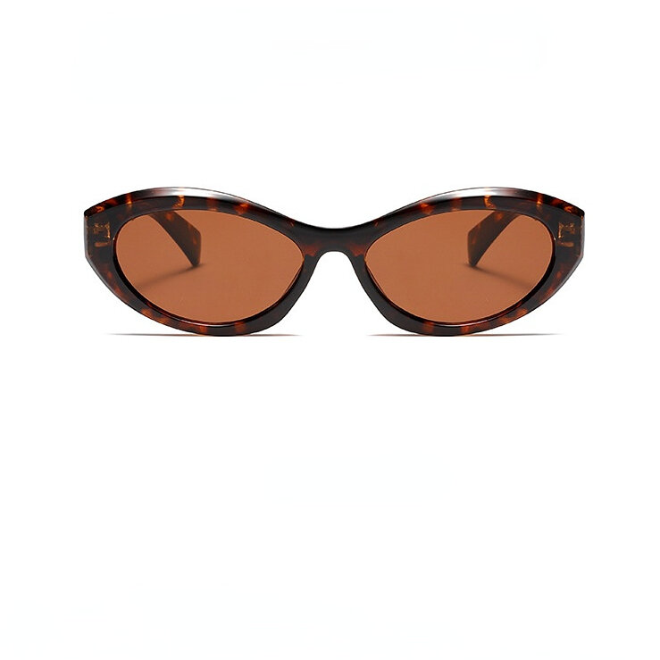 1 Pair Simple Series Daily Leopard Print Plastic Women Sunglasses