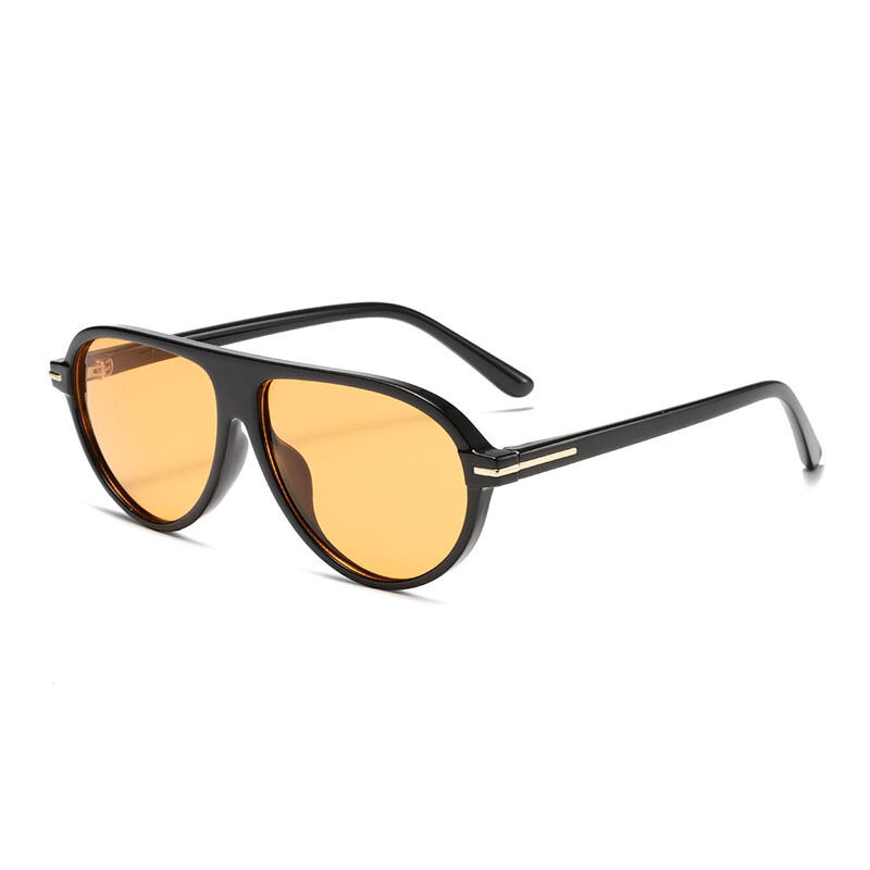 1 Pair Simple Series Daily Solid Color Plastic Women Sunglasses h5 Picture6
