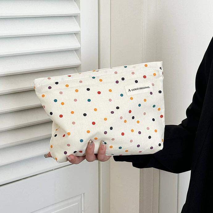 1 Piece Simple Series Elegant Polka Dots Canvas Women's Bags h5 Picture5