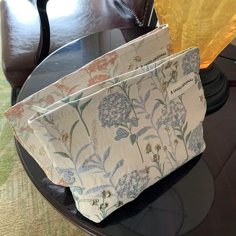 1 pieza de bolso de mujer de poliéster con lindas flores de la serie romántica h5Imagen10