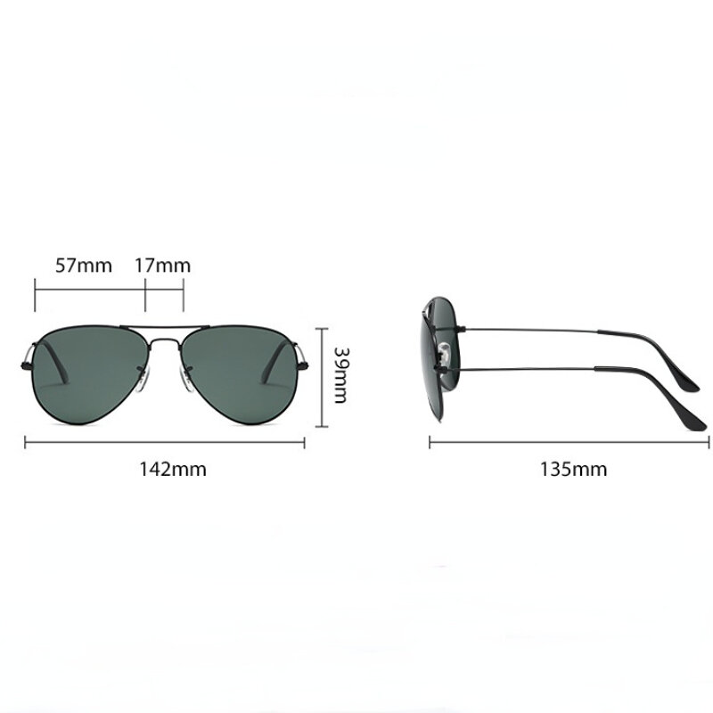 1 Pair Simple Series Daily Solid Color Alloy Women Sunglasses h5Picture7