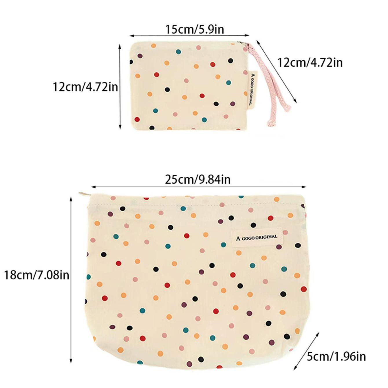 1 Piece Simple Series Elegant Polka Dots Canvas Women's Bags Picture7