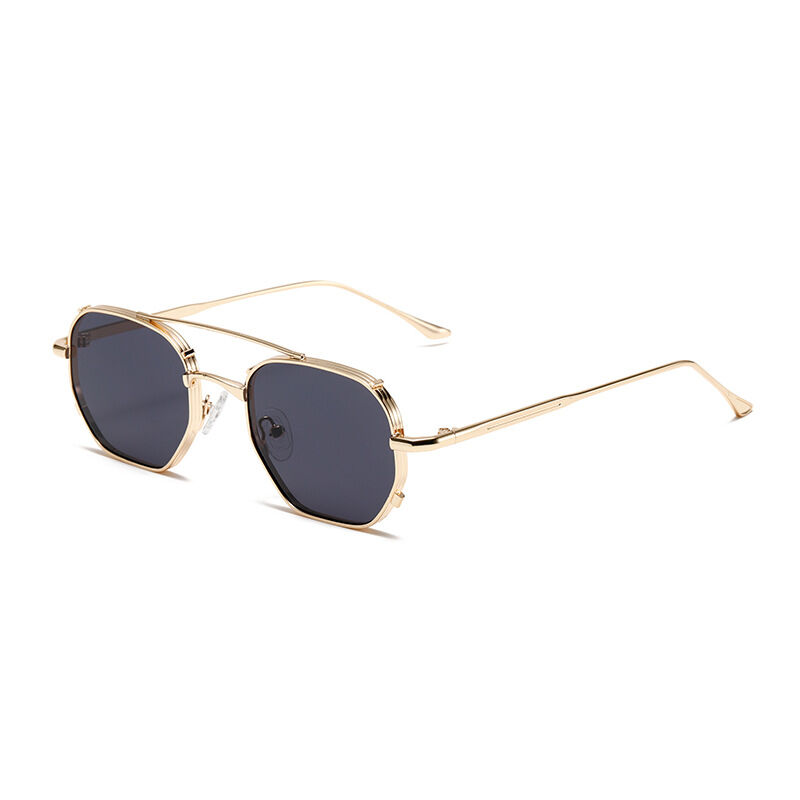 1 Pair Simple Series Daily Solid Color Alloy Women Sunglasses h5Picture7
