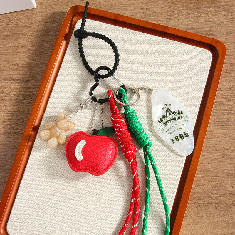 1 Piece Simple Series Sweet Plant PU Women's Bag Charms