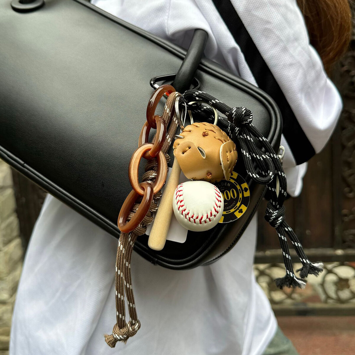 1 Piece Simple Series Casual Chain PU Women's Bag Charms