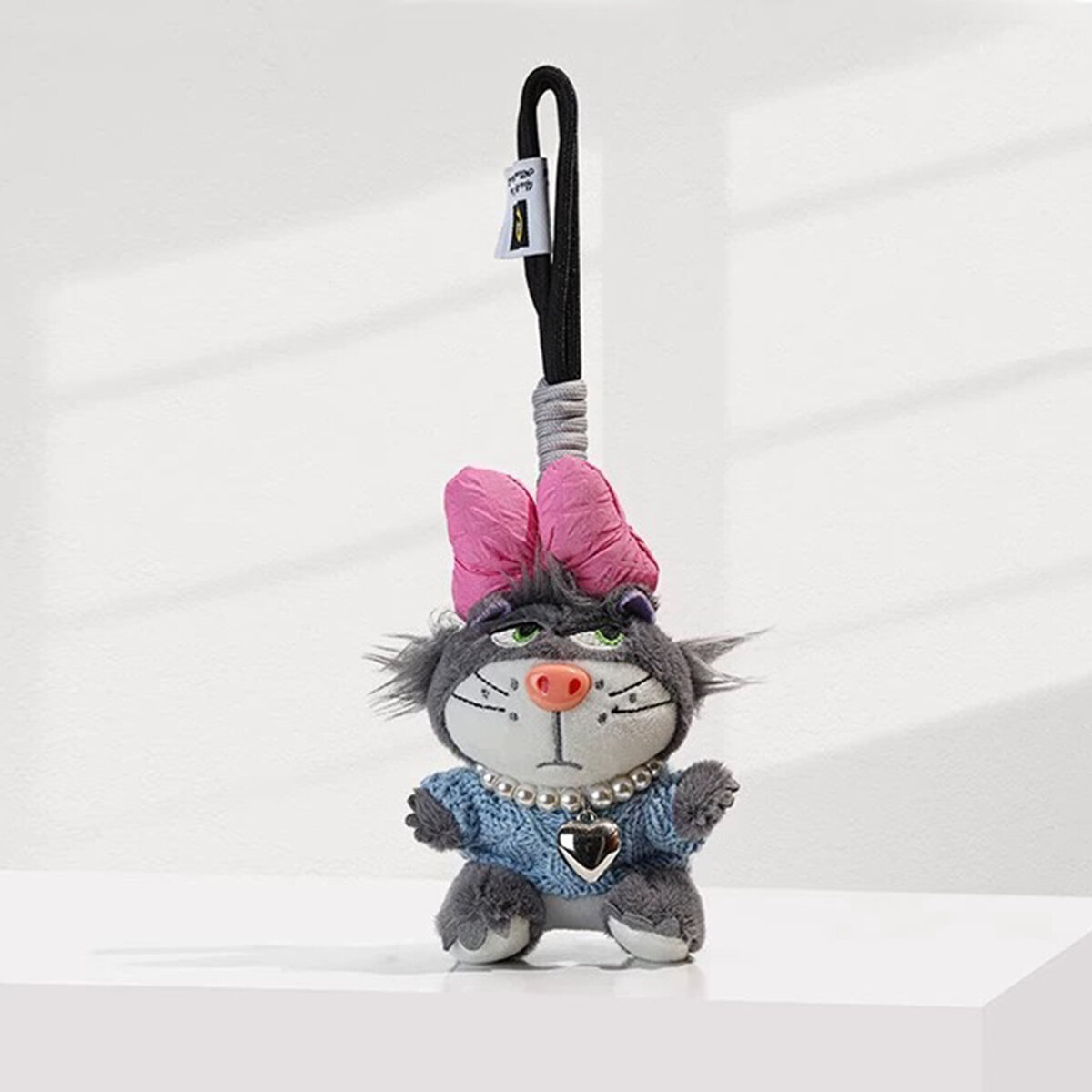 1 Piece Cute Cat Wearring Necklace Women's Bag charms Picture5