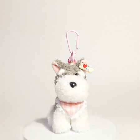 1 Piece Cute Schnauzer Women's Bag charms