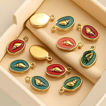 1 Piece Simple Series Retro Turtle Stainless Steel Waterproof Gold Color Women's Pendants
